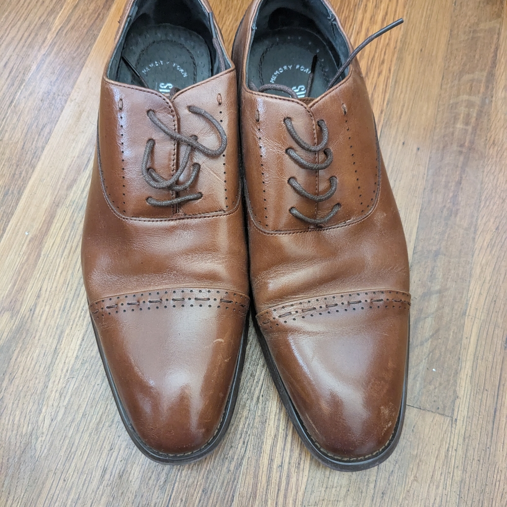 Brown Leather Men's Dress Shoes